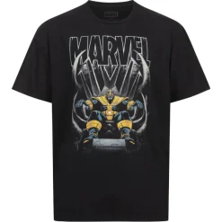 Hombre Lizenz Héroes De La Infancia|Camisetas^Thanos Stance Marvel Throne Hombre Camiseta FCMTS072BLK