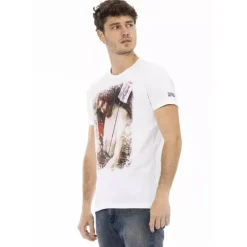 Hombre TRUSSARDI Action Camisetas^Hombre Camiseta Blanco 2AT20001