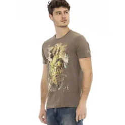 Hombre TRUSSARDI Action Camisetas^Hombre Camiseta Marrón 2AT08F004