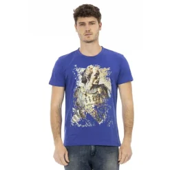 Hombre TRUSSARDI Action Camisetas^Hombre Camiseta Azul 2AT08006