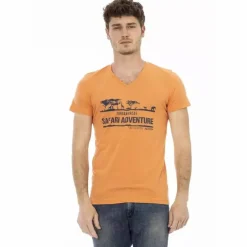 Hombre TRUSSARDI Action Camisetas^Hombre Lago Tanganica Camiseta Naranja 2AT04V083