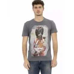 Hombre TRUSSARDI Action Camisetas^Hombre Real Man Camiseta Gris 2AT04004