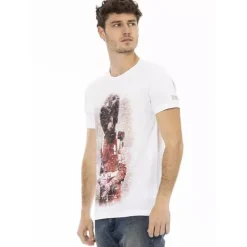 Hombre TRUSSARDI Action Camisetas^Hombre Real Man Camiseta Blanco 2AT04001