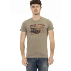 Hombre TRUSSARDI Action Camisetas^Hombre Safari Cruisers Camiseta Verde 2AT02B055