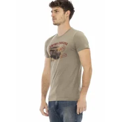 Hombre TRUSSARDI Action Camisetas^Hombre Safari Cruisers Camiseta Verde 2AT02B055