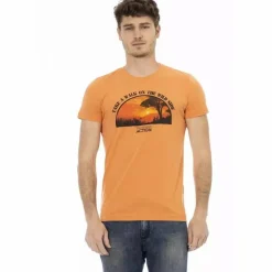 Hombre TRUSSARDI Action Camisetas^Hombre Wild Side Camiseta Naranja 2AT03B083