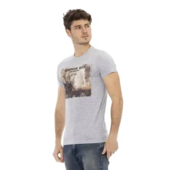 Hombre TRUSSARDI Action Camisetas^Hombre Wild Side Camiseta Gris 2AT03D013