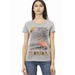 Mujer TRUSSARDI Action Camisetas^Mujer Camiseta Gris 2BT10012