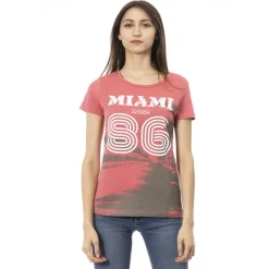 Mujer TRUSSARDI Action Camisetas^Mujer Camiseta Ciclamino 2BT11MI031