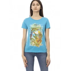 Mujer TRUSSARDI Action Camisetas^Mujer Camiseta Turquesa 2BT16043