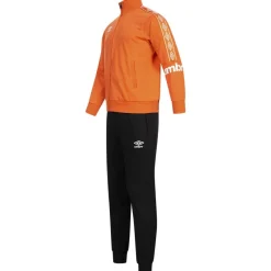 Hombre Umbro Chándales|Equipaciones^Premium Hombre Chándal 30086S-Ocre oscuro-Negro