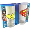 Lizenz Héroes De La Infancia^Vasos para beber de DC Comics 2 Conjunto Wonder Woman y Superman 0.27 L 24863