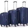 VERTICAL STUDIO Equipaje^Maleta de tela "Tromso" 20" 24" 28" Set de 3 marino