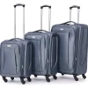 VERTICAL STUDIO Equipaje^Maleta de tela "Tromso" 20" 24" 28" Set de 3 gris