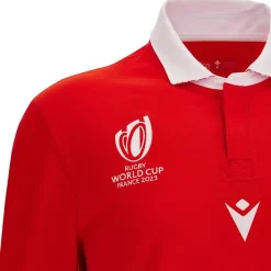 macron Rugby^Wales WRU Rugby Hombre Camiseta de manga larga 58569050