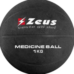 Zeus Deportes De Fuerza|Accesorios De Fitness^Balón medicinal 1 kg negro