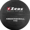 Zeus Deportes De Fuerza|Accesorios De Fitness^Balón medicinal 4 kg negro