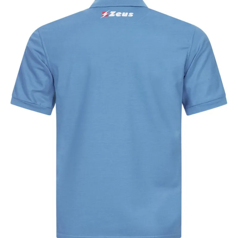 Hombre Zeus Camisas Y Polos|Ropa De Fitness^Basic Hombre Polo azul