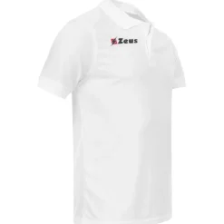 Hombre Zeus Camisas Y Polos|Ropa De Fitness^Basic Hombre Polo blanco