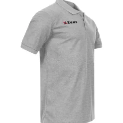 Hombre Zeus Camisas Y Polos|Ropa De Fitness^Basic Hombre Polo gris