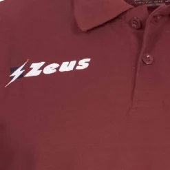 Hombre Zeus Camisas Y Polos|Ropa De Fitness^Basic Hombre Polo rojo oscuro