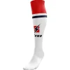 Zeus Medias De Fútbol|Equipaciones^Calza United Medias de fútbol blanco rojo