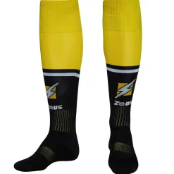 Zeus Medias De Fútbol|Equipaciones^Calza United Medias de fútbol negro amarillo