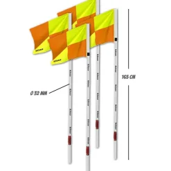 Zeus Accesorios|Equipaciones^Corner Snodato Banderines de esquina Conjunto 4 piezas