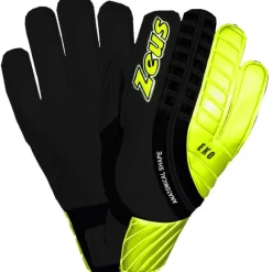 Zeus Ropa Para Porteros|Equipaciones^Eko Guantes de portero negro amarillo neón