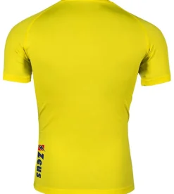 Zeus Running|Ropa De Fitness^Fisiko Baselayer Camiseta funcional de manga corta amarillo