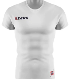 Zeus Ropa De Fitness|Running^Fisiko Baselayer Camiseta funcional de manga corta blanco