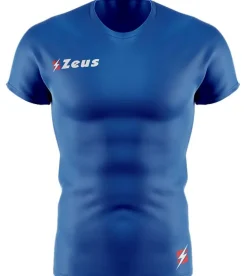 Zeus Running|Ropa De Fitness^Fisiko Baselayer Camiseta funcional de manga corta azul