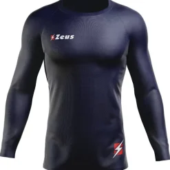 Zeus Running|Equipaciones^Fisiko Camiseta interior Camiseta funcional de manga larga azul marino