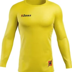 Zeus Running|Equipaciones^Fisiko Camiseta interior Camiseta funcional de manga larga amarillo