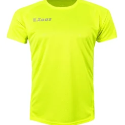 Zeus Ropa De Fitness^Fit Camiseta de entrenamiento amarillo neón