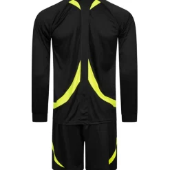 Zeus Ropa Para Árbitros^Hombre Conjunto de árbitro Camiseta con pantalón corto Negro