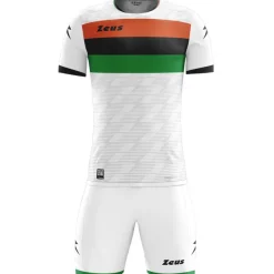 Zeus Conjuntos De Fútbol|Equipaciones^Icon Teamwear Set Camiseta con pantalones cortos blanco negro verde