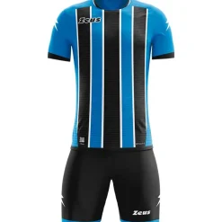 Zeus Conjuntos De Fútbol|Equipaciones^Icon Teamwear Set Camiseta con pantalones cortos royal blue negro