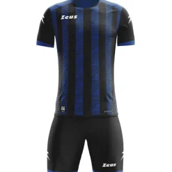 Zeus Conjuntos De Fútbol|Equipaciones^Icon Teamwear Set Camiseta con pantalones cortos negro royal blue