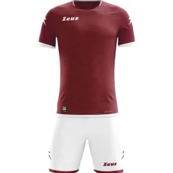 Zeus Conjuntos De Fútbol|Equipaciones^Icon Tor Teamwear Set Camiseta con pantalones cortos rojo blanco