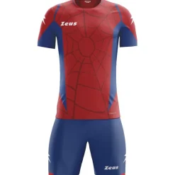 Zeus Conjuntos De Fútbol|Equipaciones^Kit Hero Conjunto de fútbol con Pantalones cortos rojo royal blue