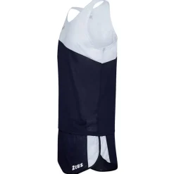 Zeus Atletismo^Kit Robert Hombre Conjunto de atletismo Camiseta con pantalones cortos azul marino