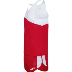 Zeus Atletismo^Kit Robert Hombre Conjunto de atletismo Camiseta con pantalones cortos rojo