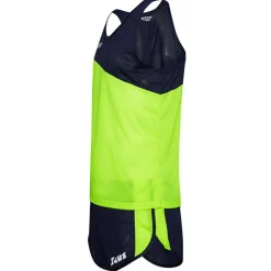 Zeus Atletismo^Kit Robert Hombre Conjunto de atletismo Camiseta con pantalones cortos amarillo