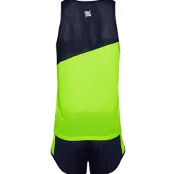 Zeus Atletismo^Kit Robert Hombre Conjunto de atletismo Camiseta con pantalones cortos amarillo