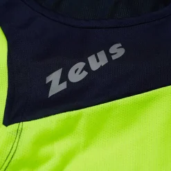 Zeus Atletismo^Kit Robert Hombre Conjunto de atletismo Camiseta con pantalones cortos amarillo