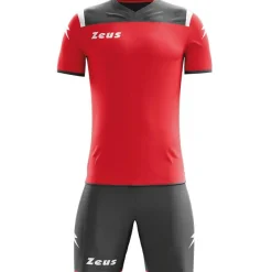 Zeus Conjuntos De Fútbol|Equipaciones^Kit Vesuvio Conjunto de fútbol 2 piezas rojo gris