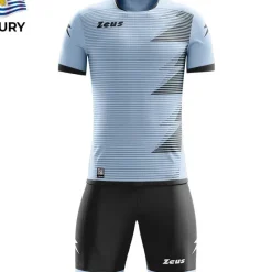 Zeus Conjuntos De Fútbol|Equipaciones^Mundial Teamwear Set Camiseta con pantalones cortos cielo negro