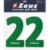 Zeus Accesorios|Equipaciones^Números termoadhesivos 1-22 23cm verde senior