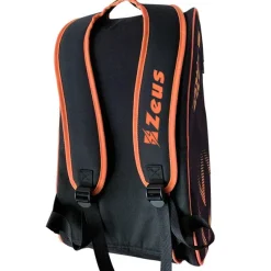 Zeus Padel^Padel Bag Pala de pádel Bolso negro naranja